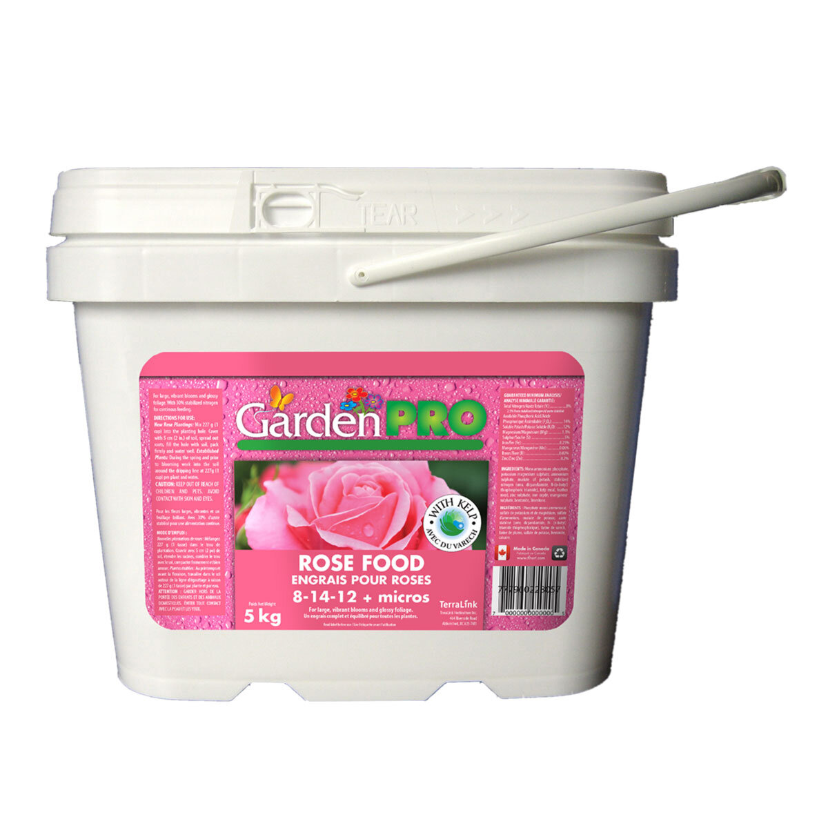 Gardenpro Rose Food  Pail  8-14-12  5 Kg