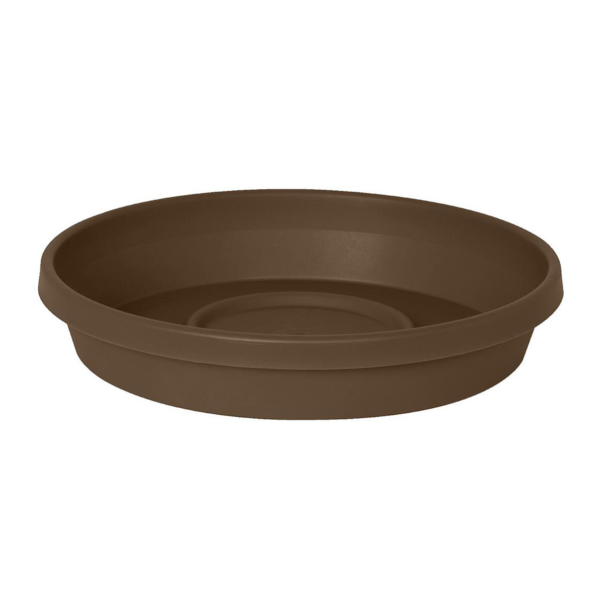 10"  Terra Chocolate Saucer
