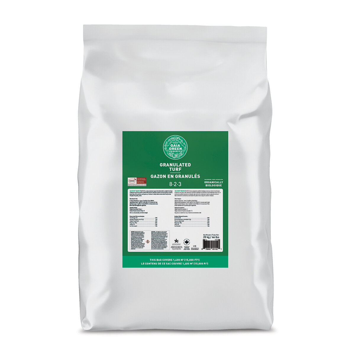 Granulated Turf 8-2-3 20 kg Bagged