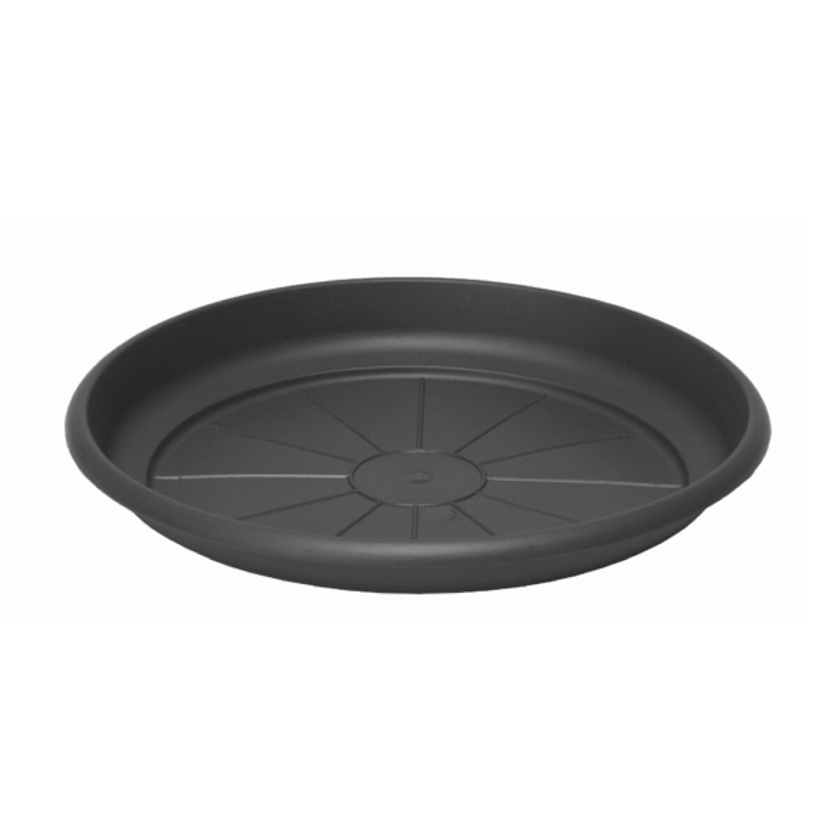 Emma 9.5'' Saucer For 12'' Pltr (Black) Bag Of 12