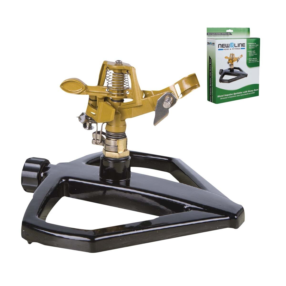 Zinc Impulse Sprinkler With Base