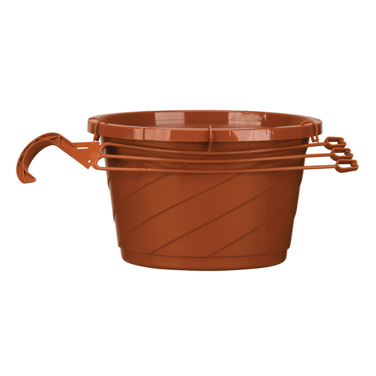Euro Hanging Basket 12" Clay