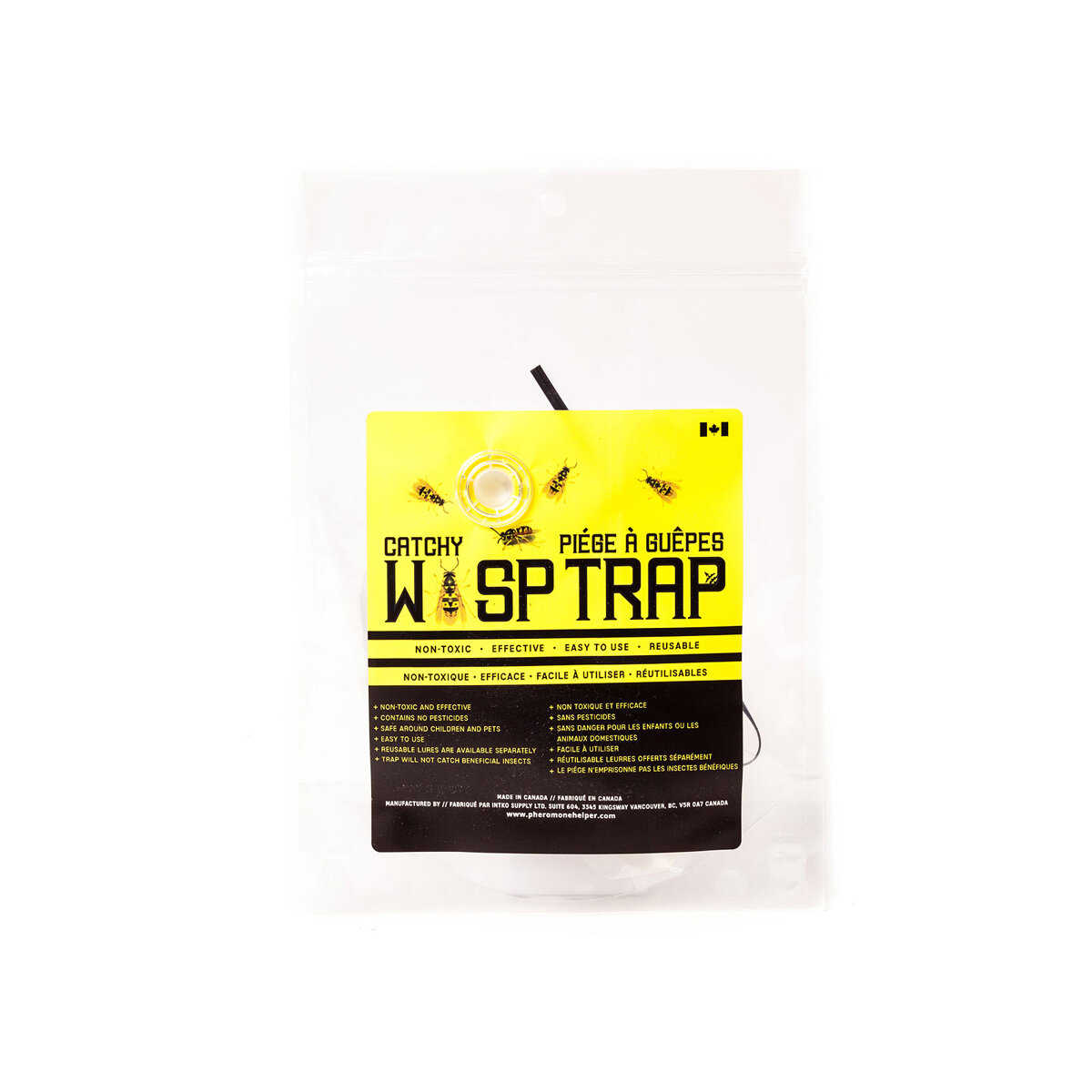 Catchy Yellowjacket & Wasp Reusable Trap C/W Lure