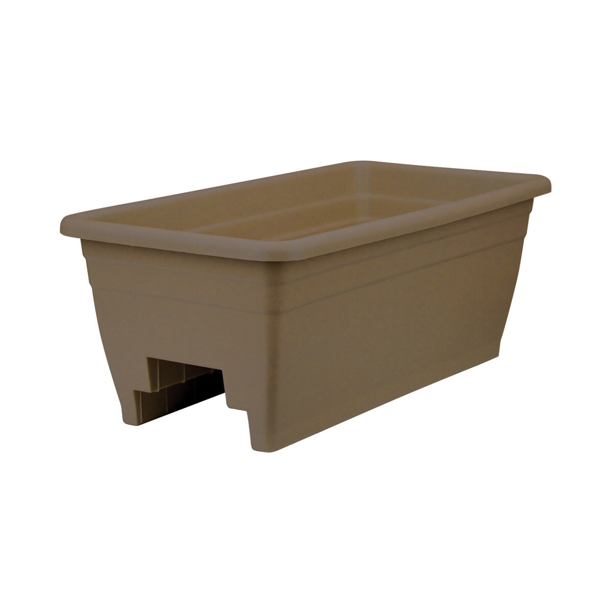 24" Deck Rail Box Planter Chocolate