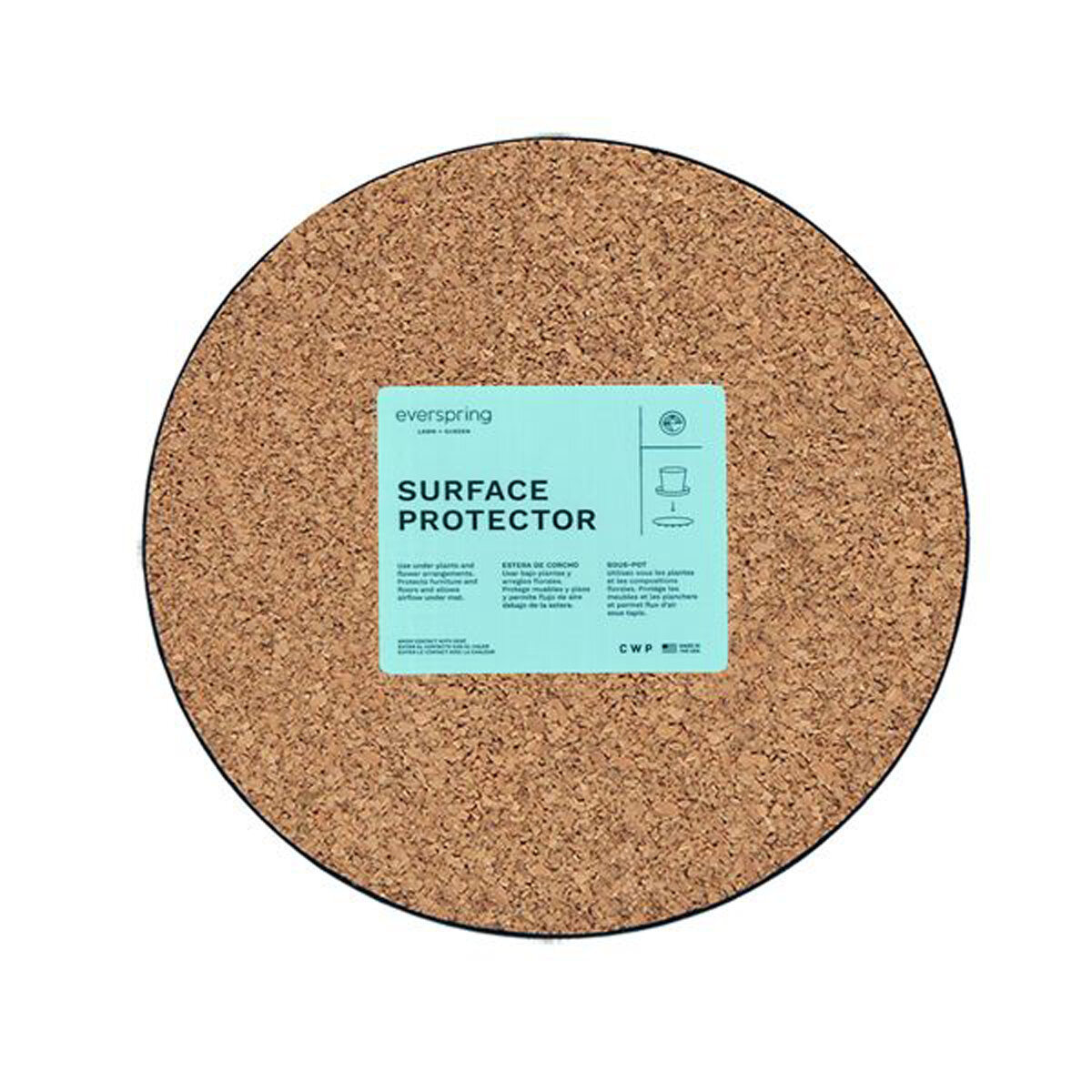 12" Asst Cork / Surface Protector w PDQ