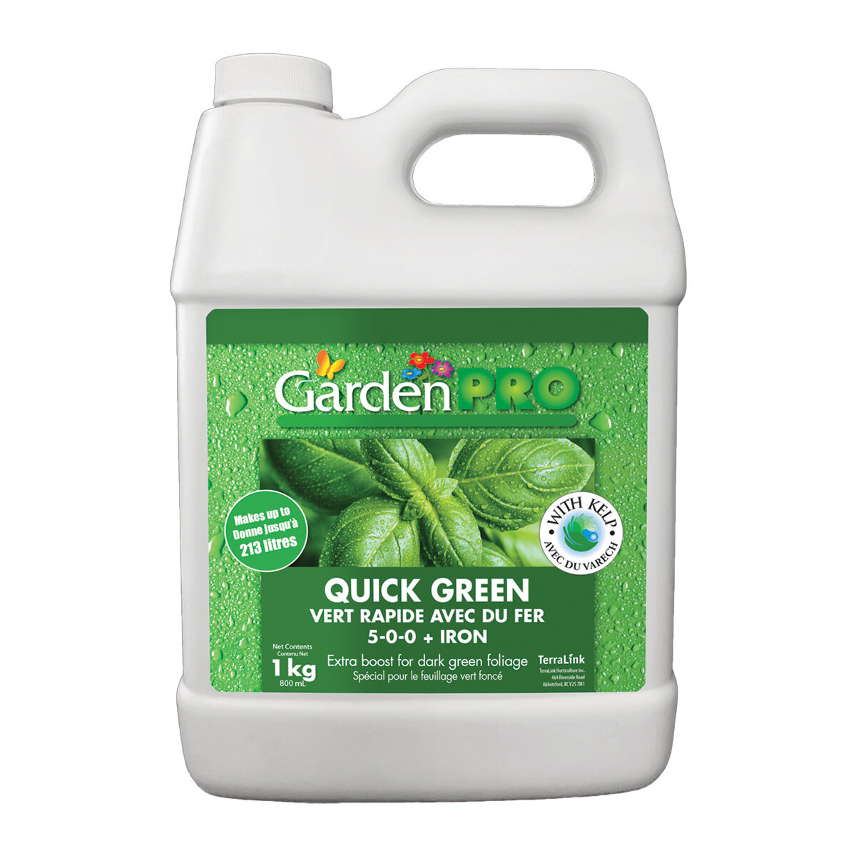GardenPro Quick Green W/ Iron 5-0-0  1Kg