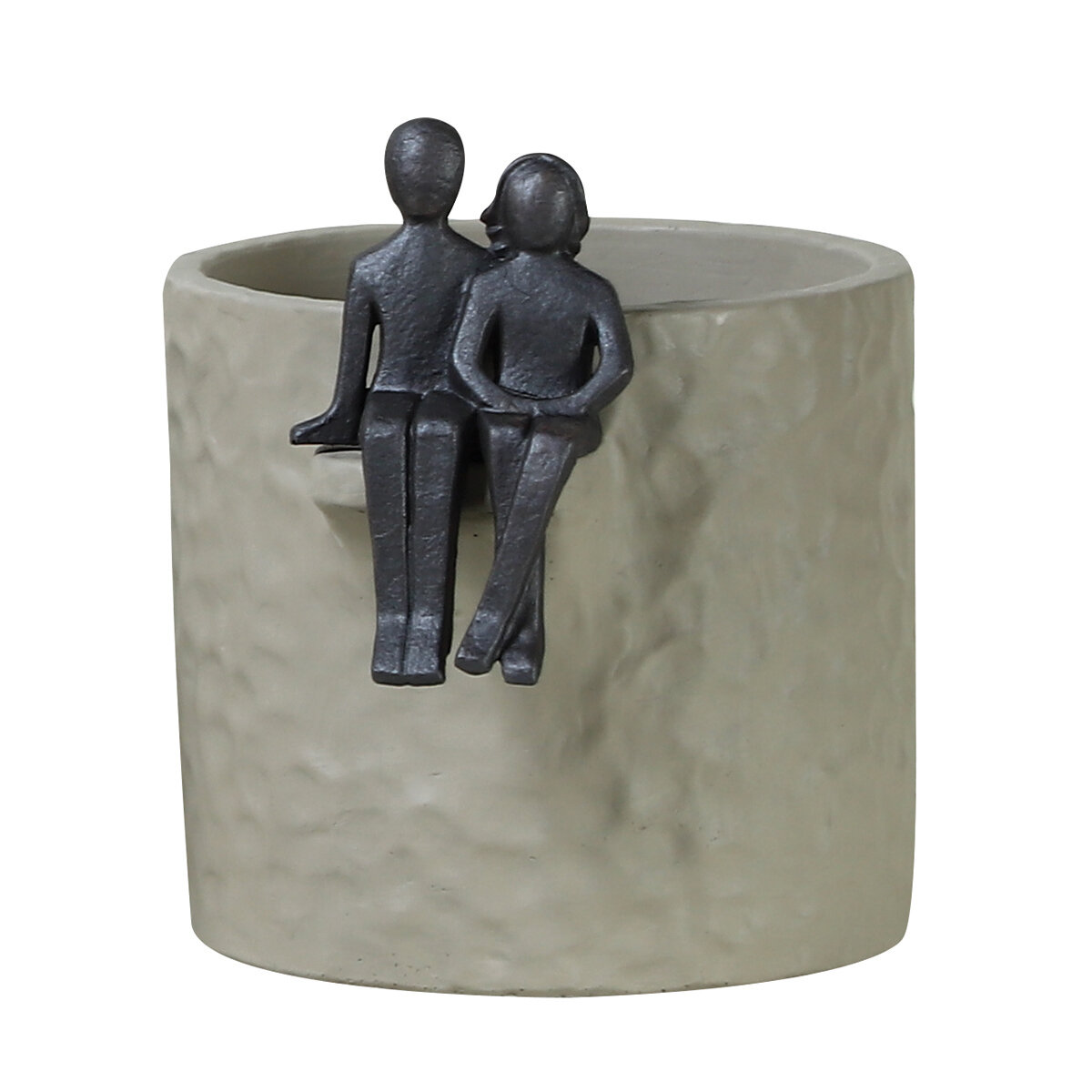 Happy Couple Planter 20x17.5x16 cm