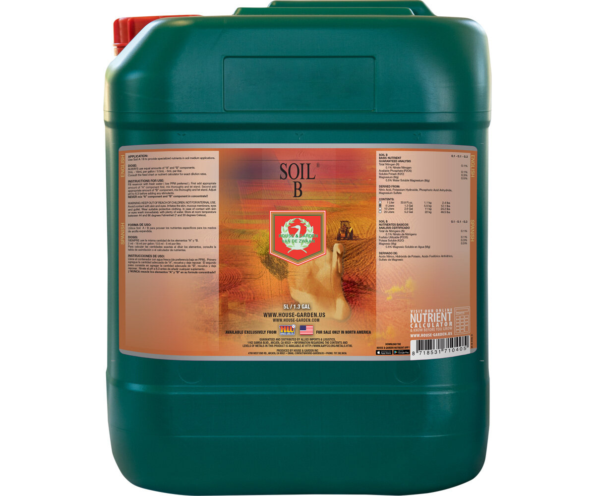 House & Garden Soil Nutrient B 5 L