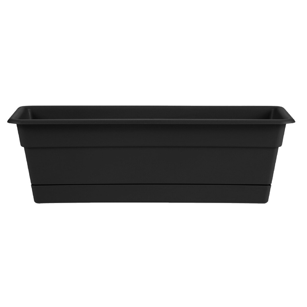 30" Dura Cotta Window Box Black