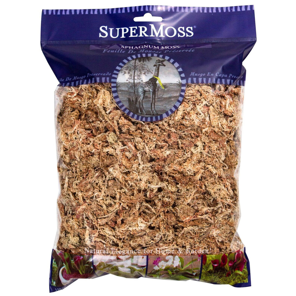 Sphagnum Moss Natural White 4oz Bag