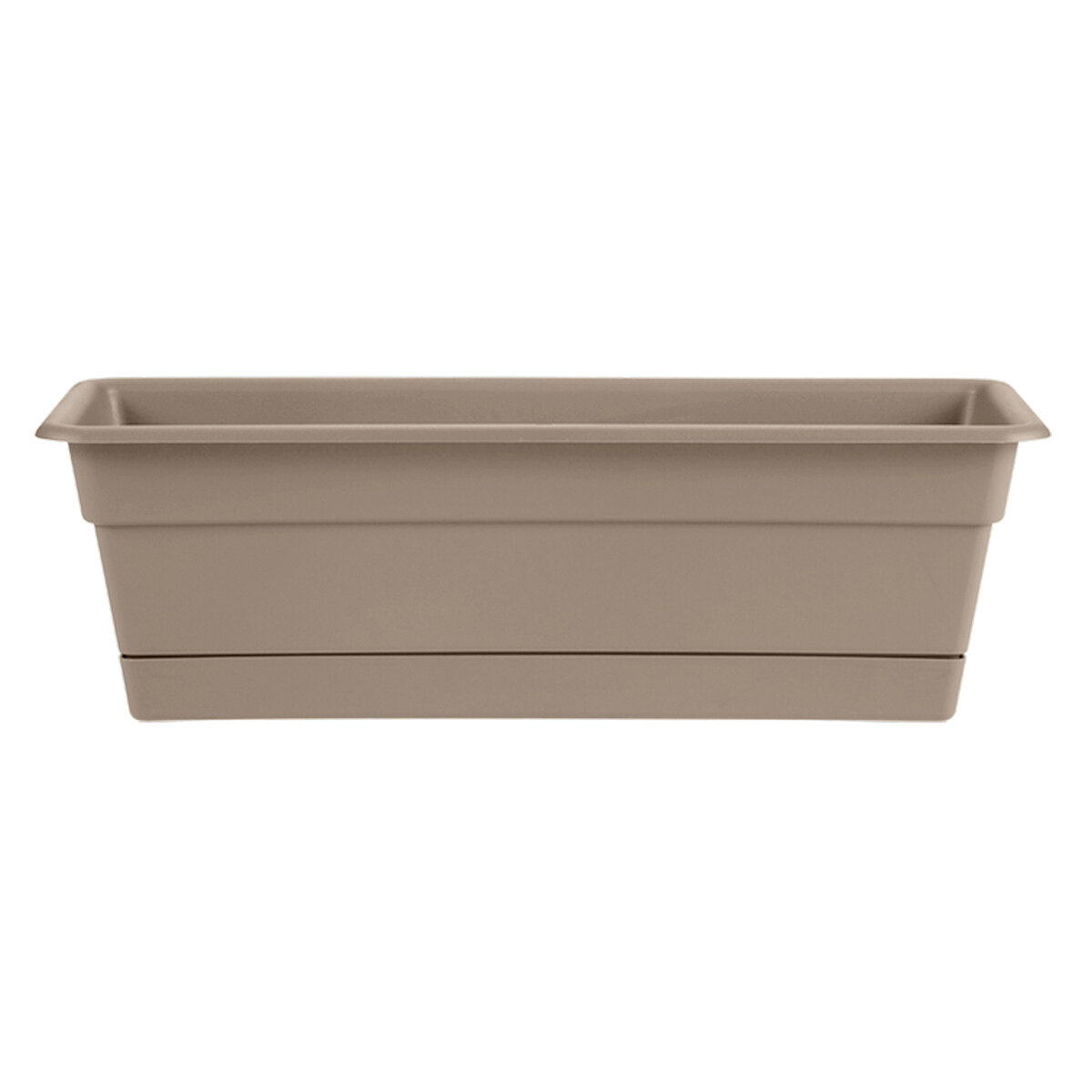 24"  Dura Cotta Window Box Pebble Stone