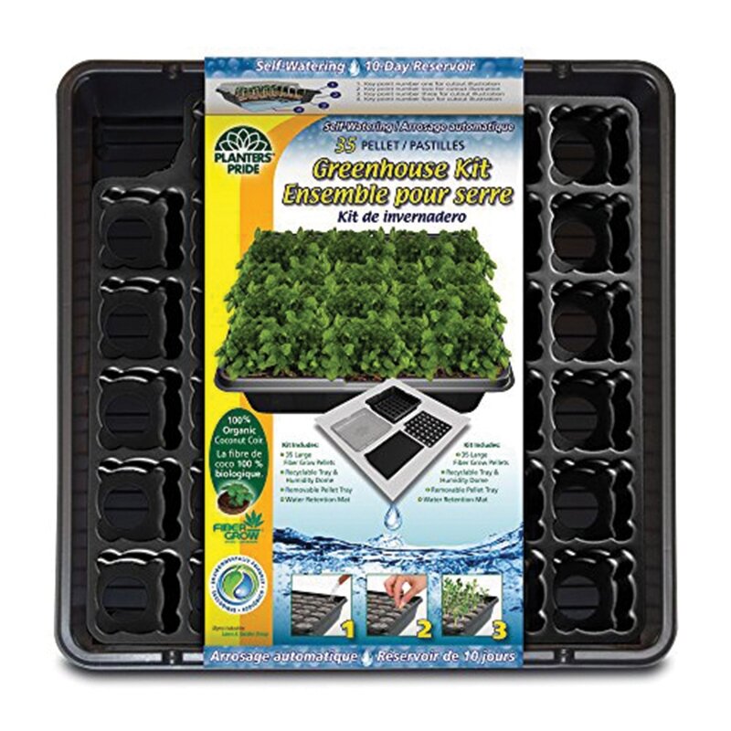 Premium 35 Pellet Self-Watering Greenhouse Kit Premium 35 Pellet Self-Watering Greenhouse Kit
