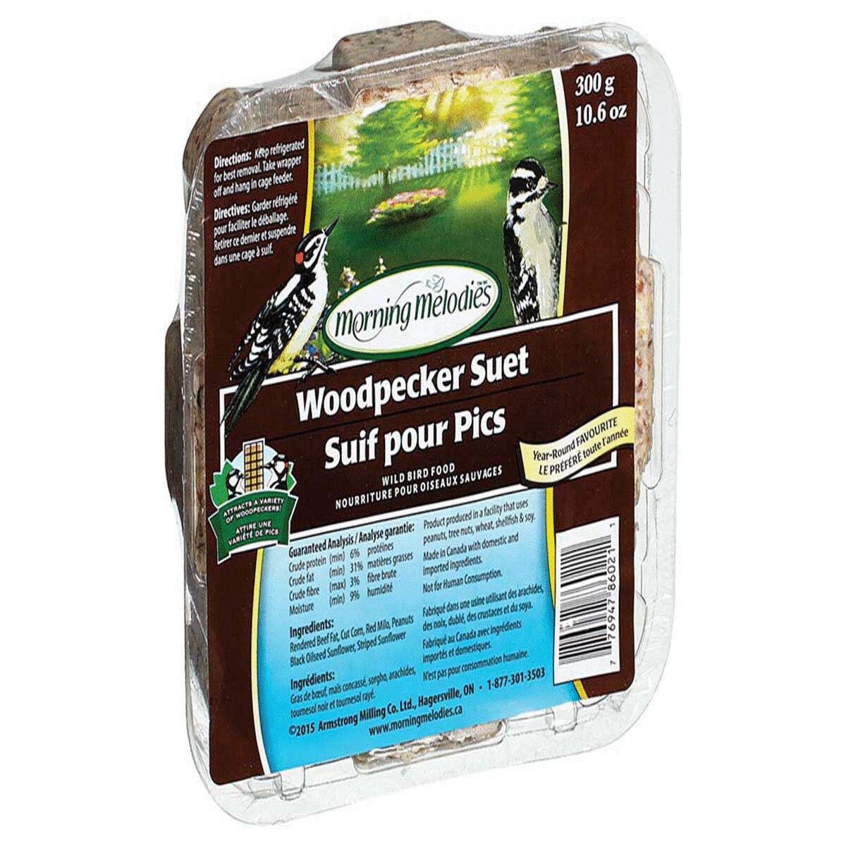 Morning Melodies Woodpecker Suet 300g