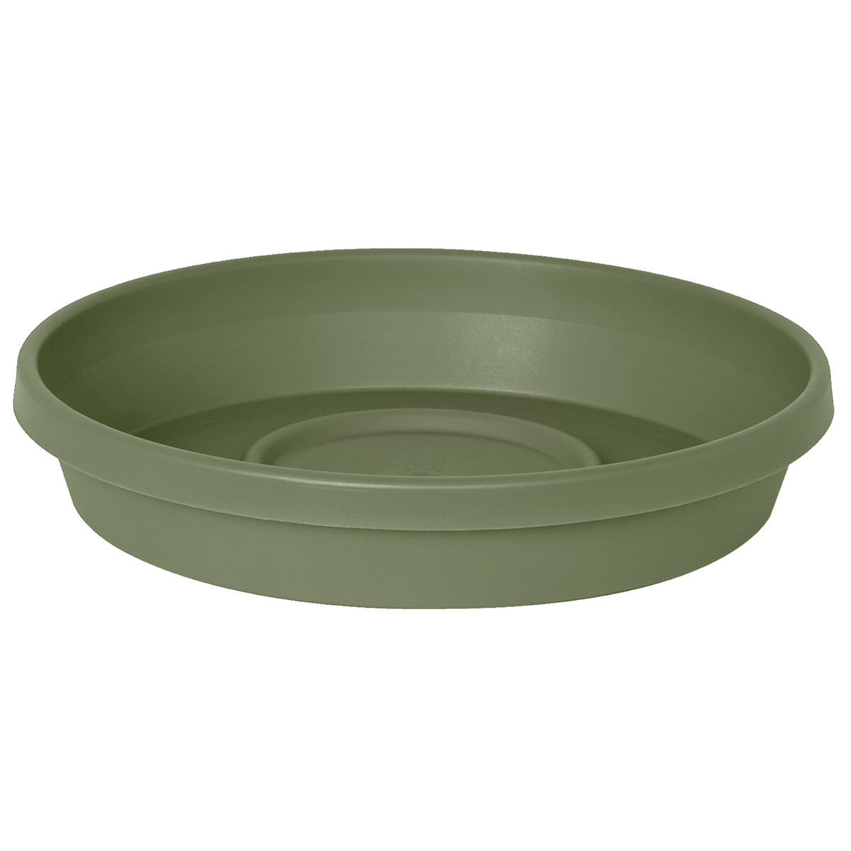 14"  Terra Living Green Saucer