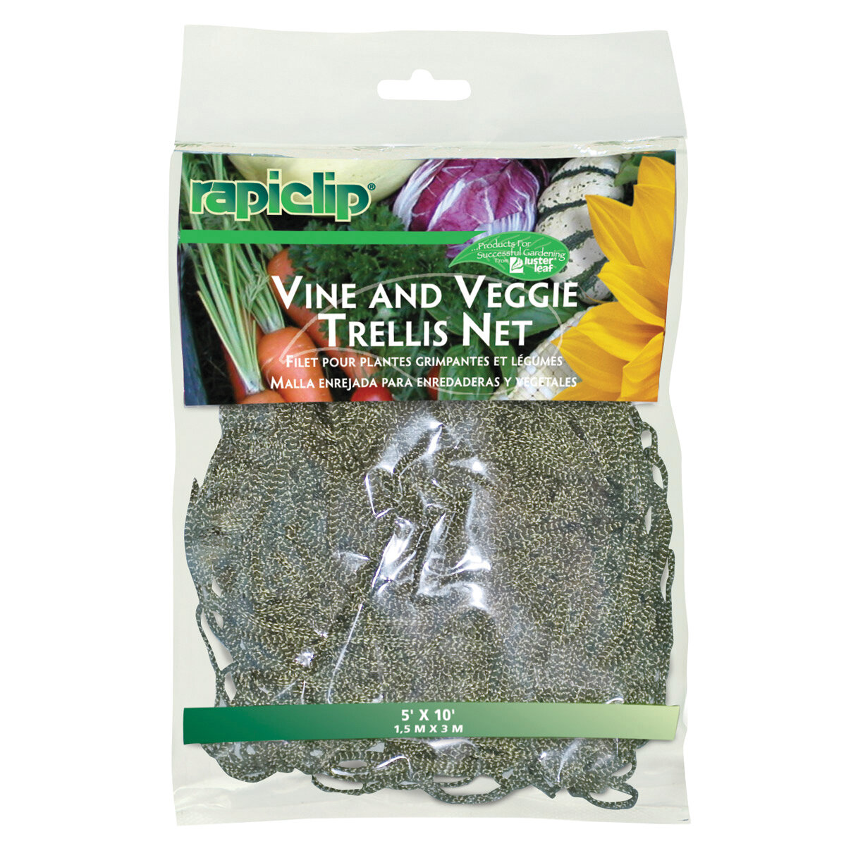 Rapiclip Vine and Veggie Trellis, Green