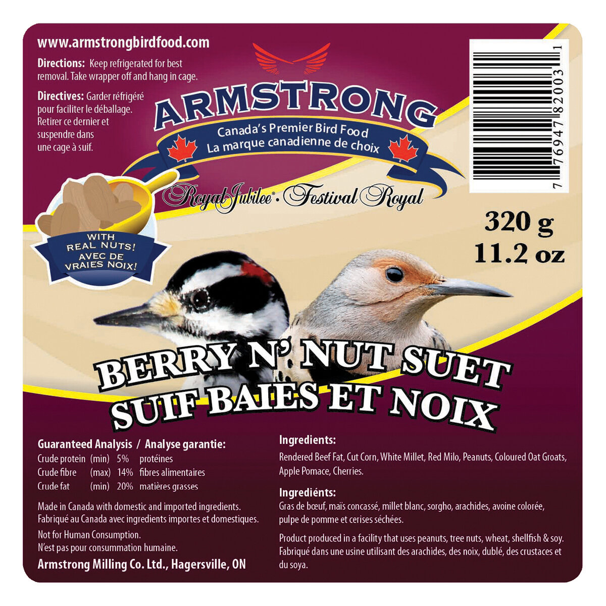 Royal Jubilee Berry N' Nut, 320 g