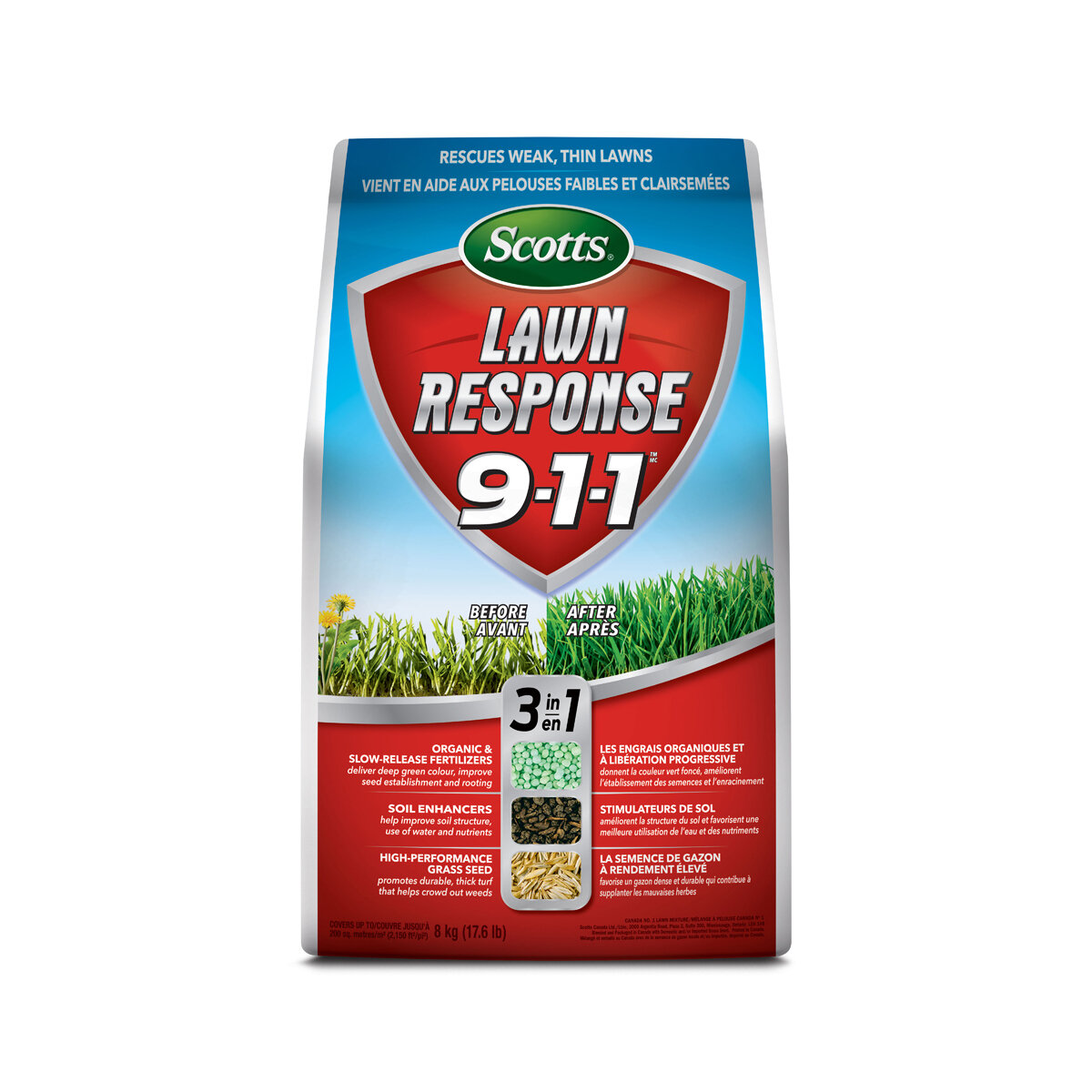 Scotts Lawn Response 9-1-1  8kg/200m²