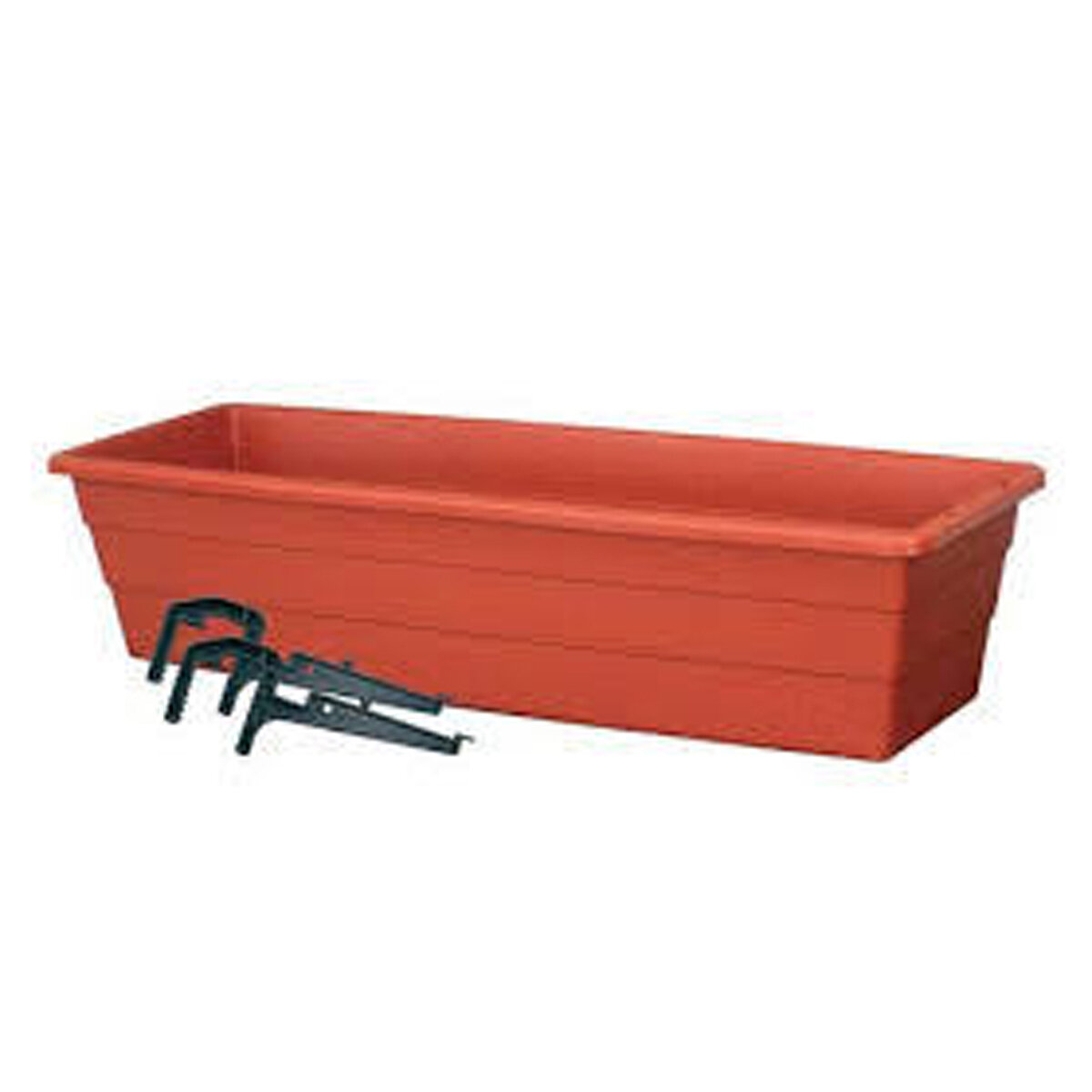 FUTURA 32" Window Box w/ Plastic Brackets TC