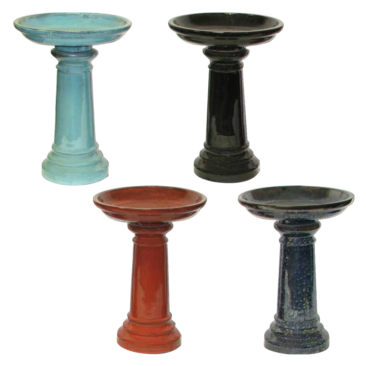 Birdbath Assort 43x62, 5 of EA Clr, Pallet (20pcs)