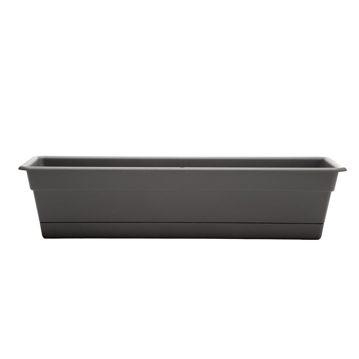 18" Dura Cotta Window Box Charcoal