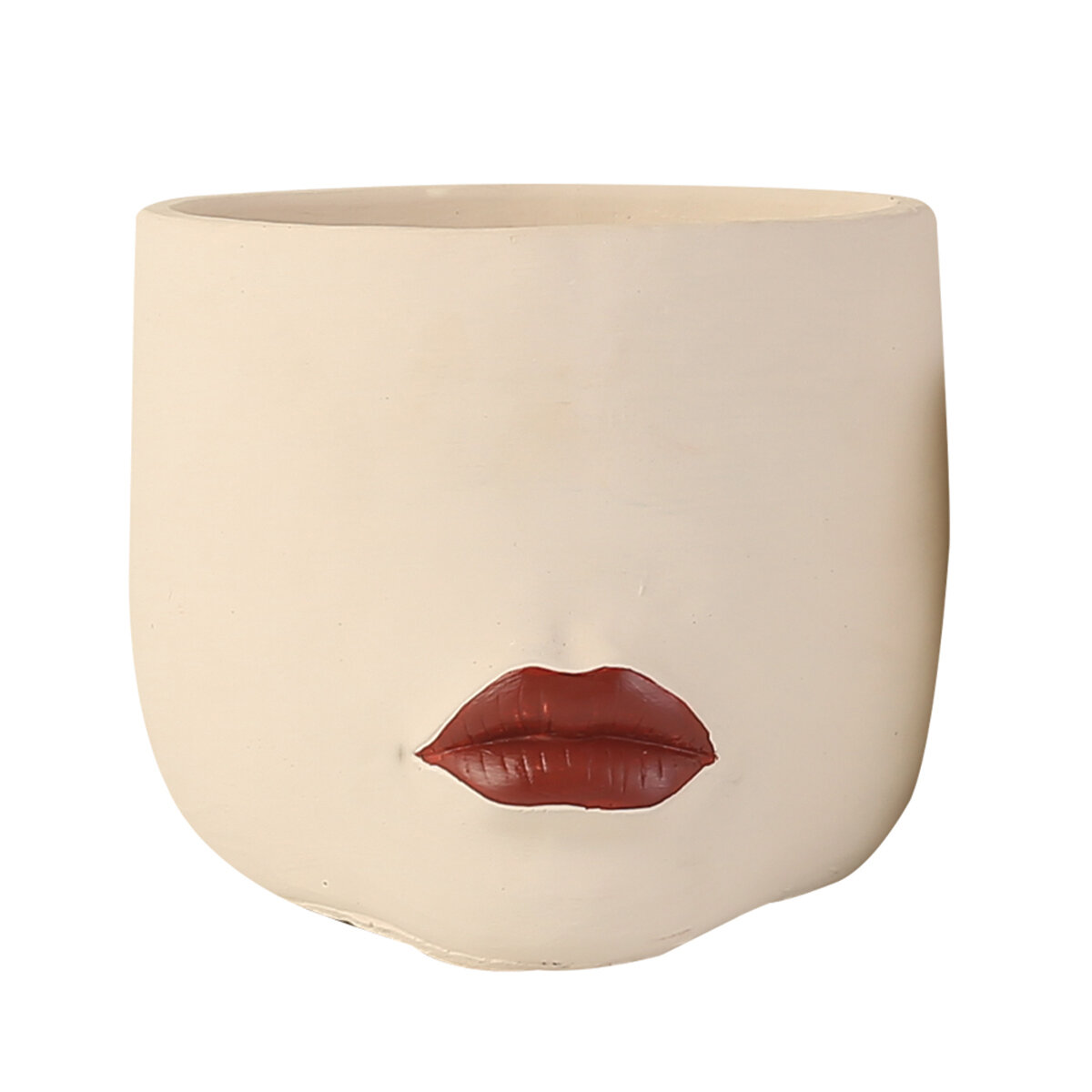 LIPS Cement Planter 16x14x13.5 cm