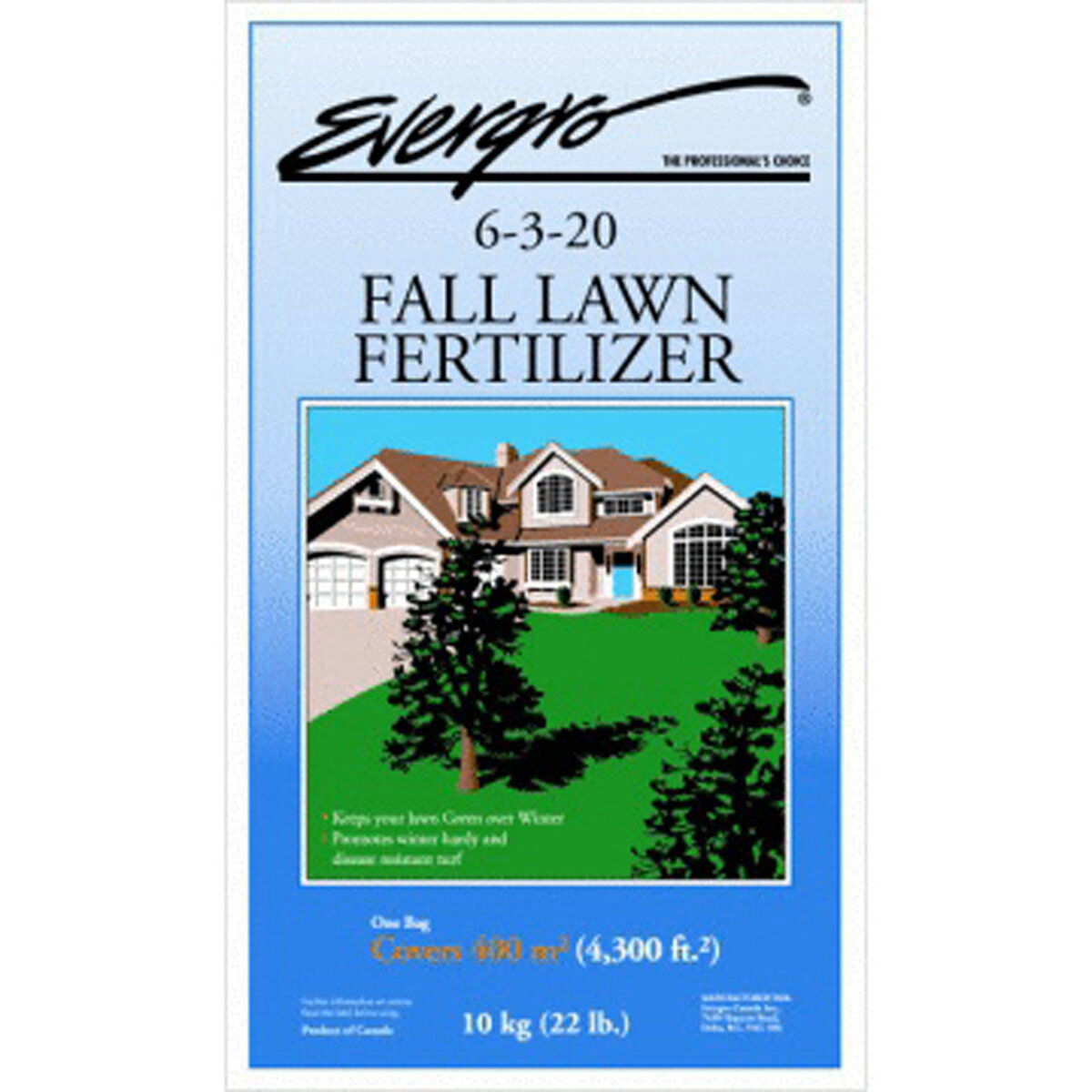 Fall Lawn Fertilizer 6-3-20 10Kg