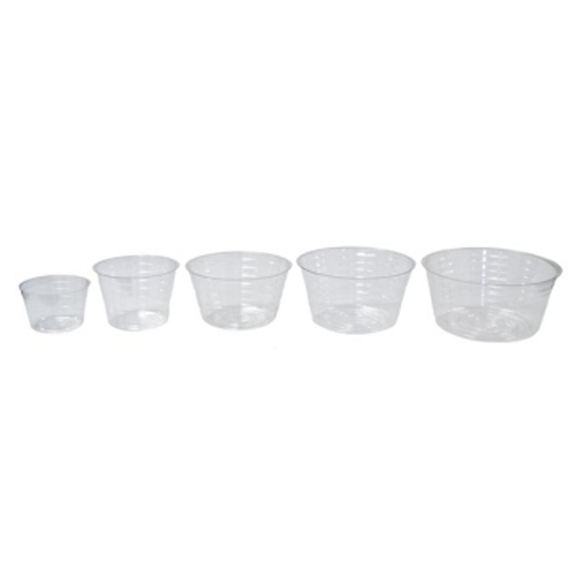 10" Clear Vinyl Basket Liner Deep 3 3/4"