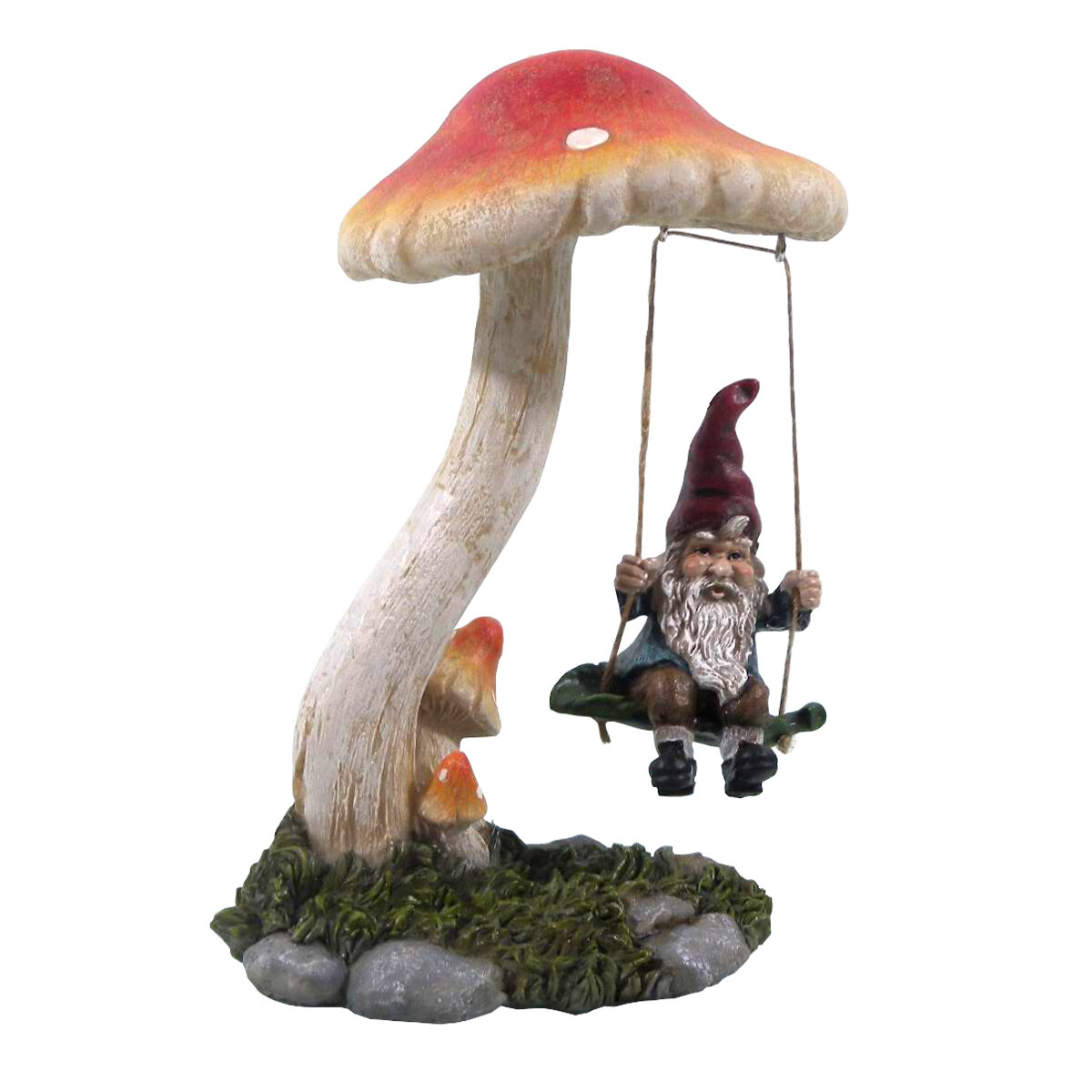 Mushroom in the Forest Gnome Décor 12x8x18 cm