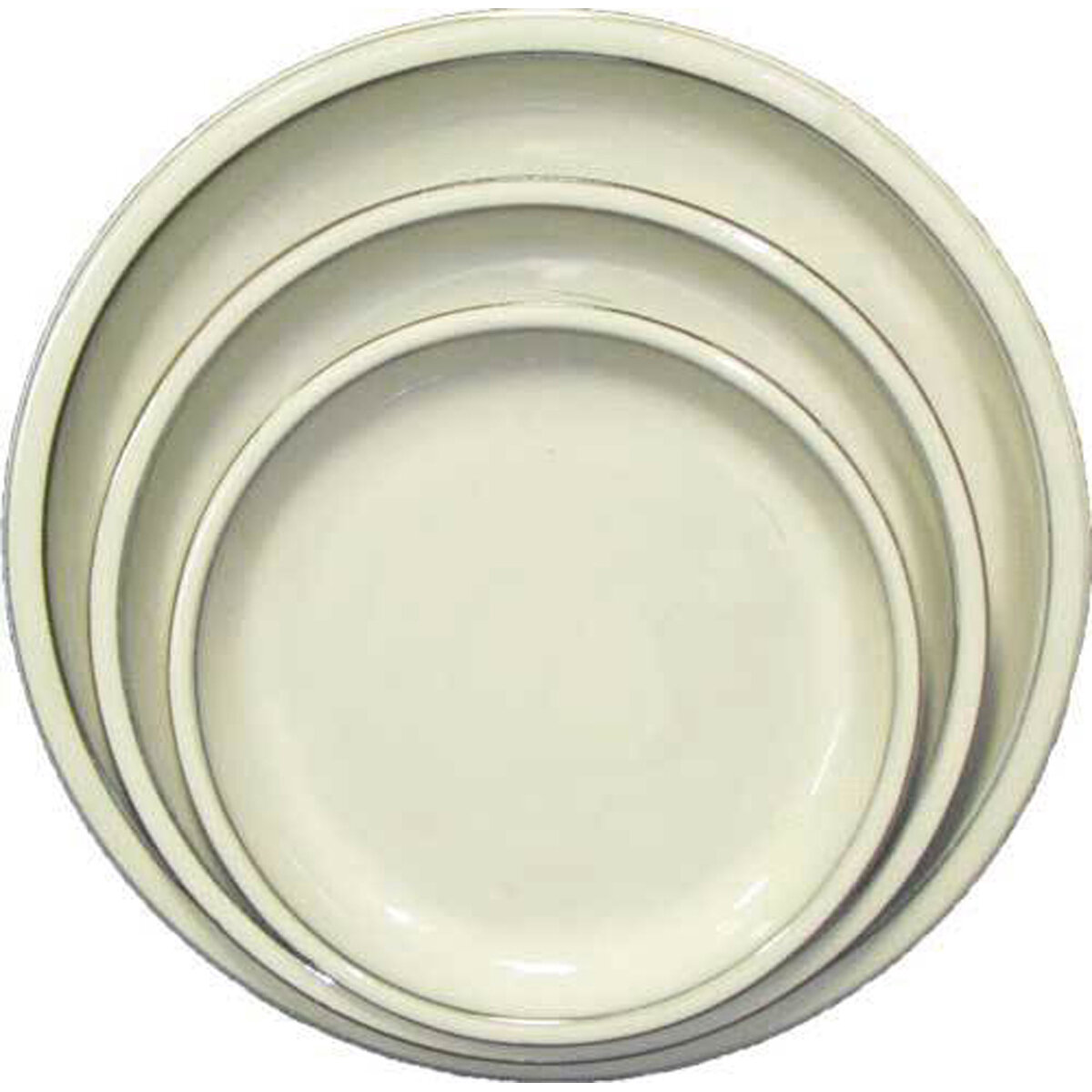 Saucer For Sandstone/Diamond  S/3 White