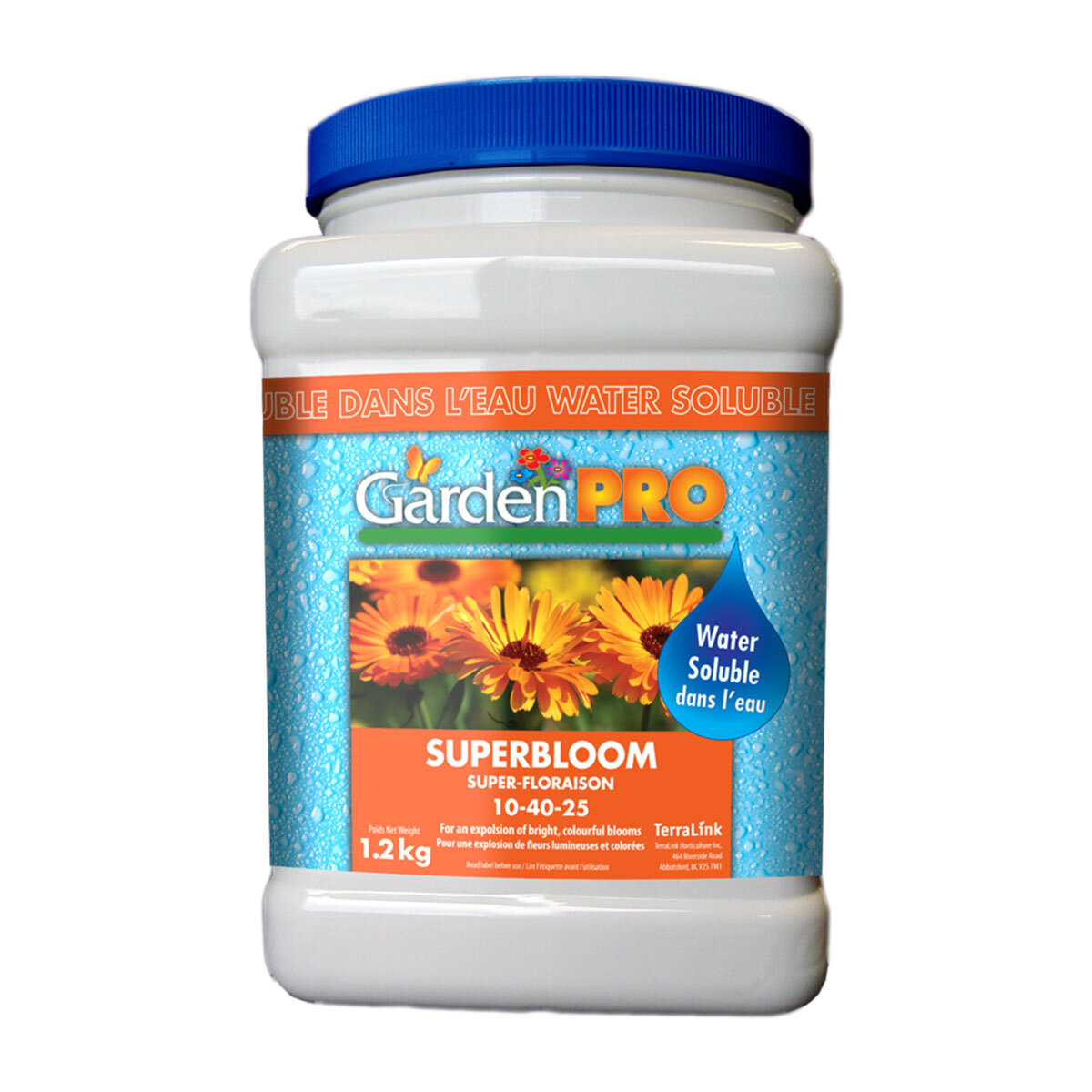GardenPro Water Soluble Superbloom 10-40-25  1.2Kg