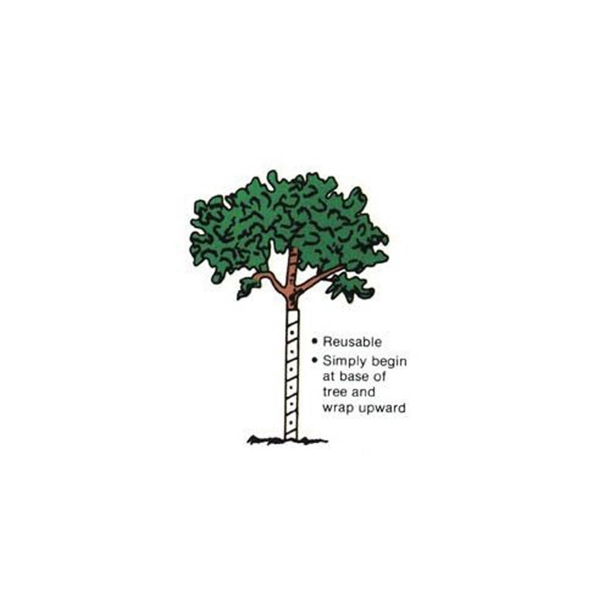 Clark's Vinyl Spiral Tree Guards 36" 4Pk