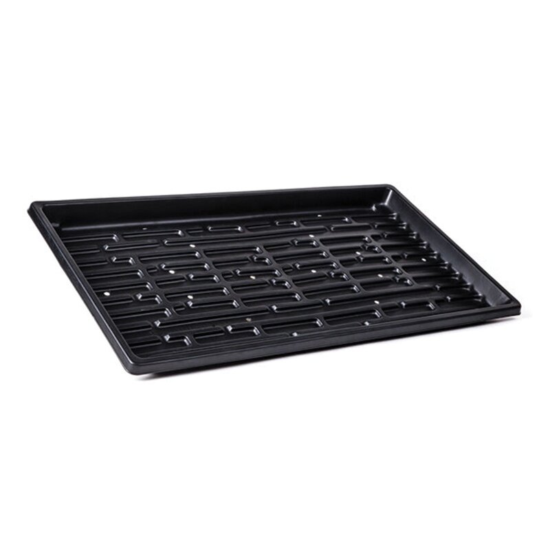 1020 Dbl Thick 1.25" Deep Microgreen Tray w/Holes