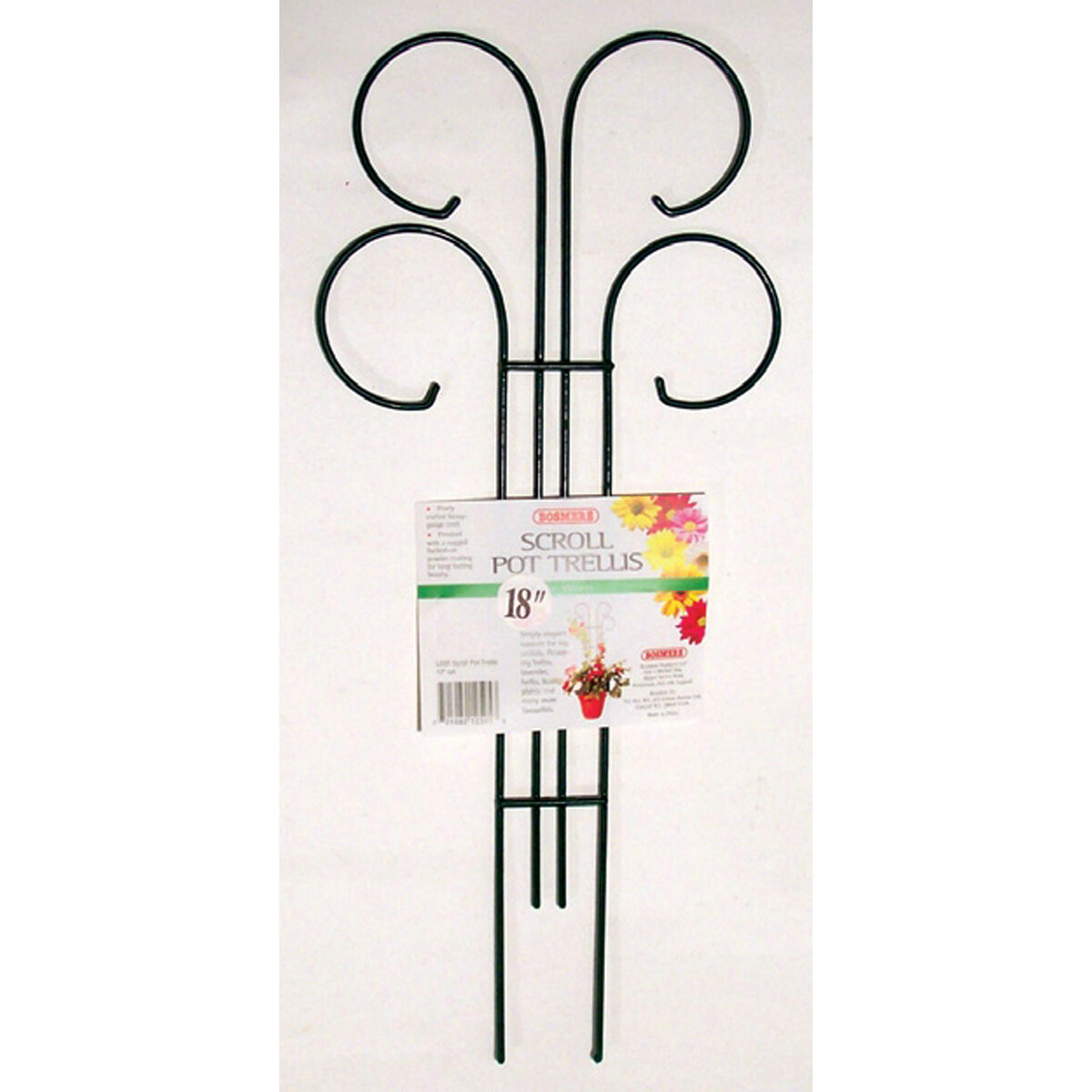 18" Mini Scroll Pot Trellis.