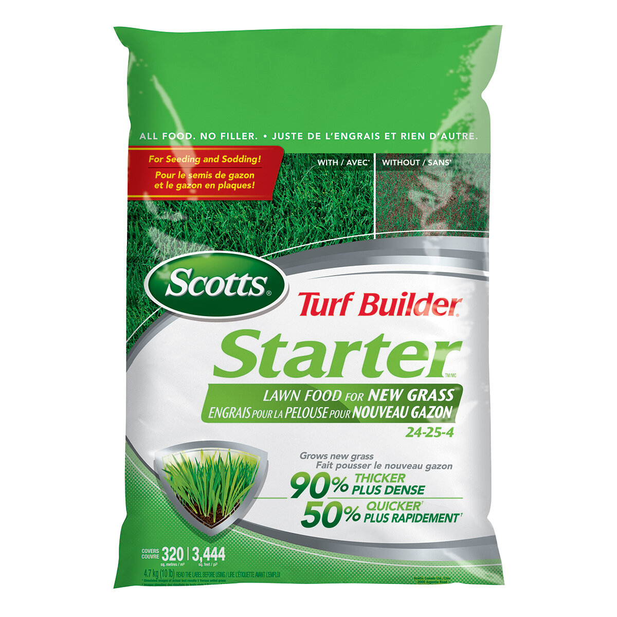 Turf Builder Starter Lawn Food24-25-4 320M²