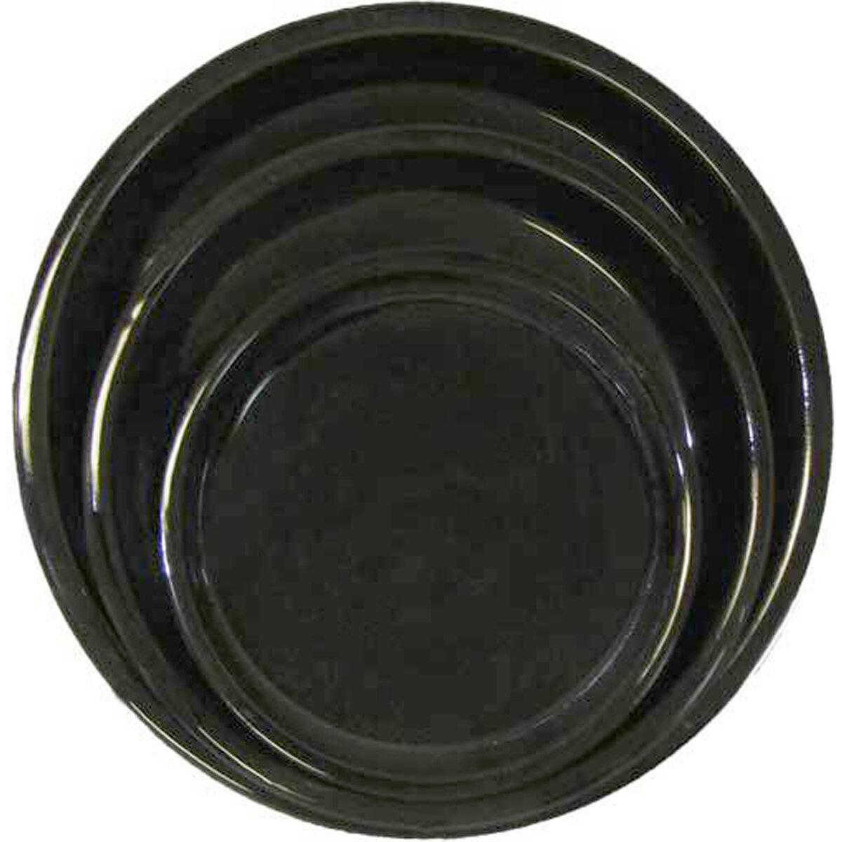 Saucer For Sandstone/Diamond  S/3 Black