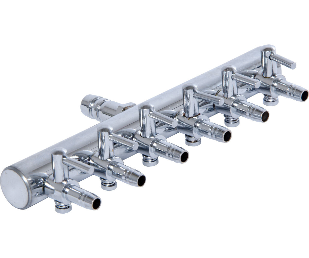 Active Aqua Metal 6 Outlet Air Divider