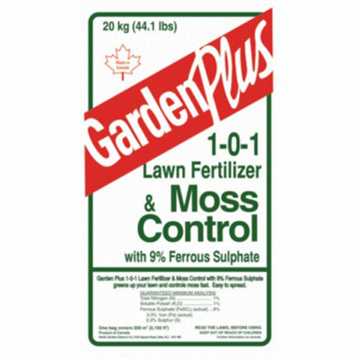 Evergro Garden Plus Moss Control 1-0-1  20Kg