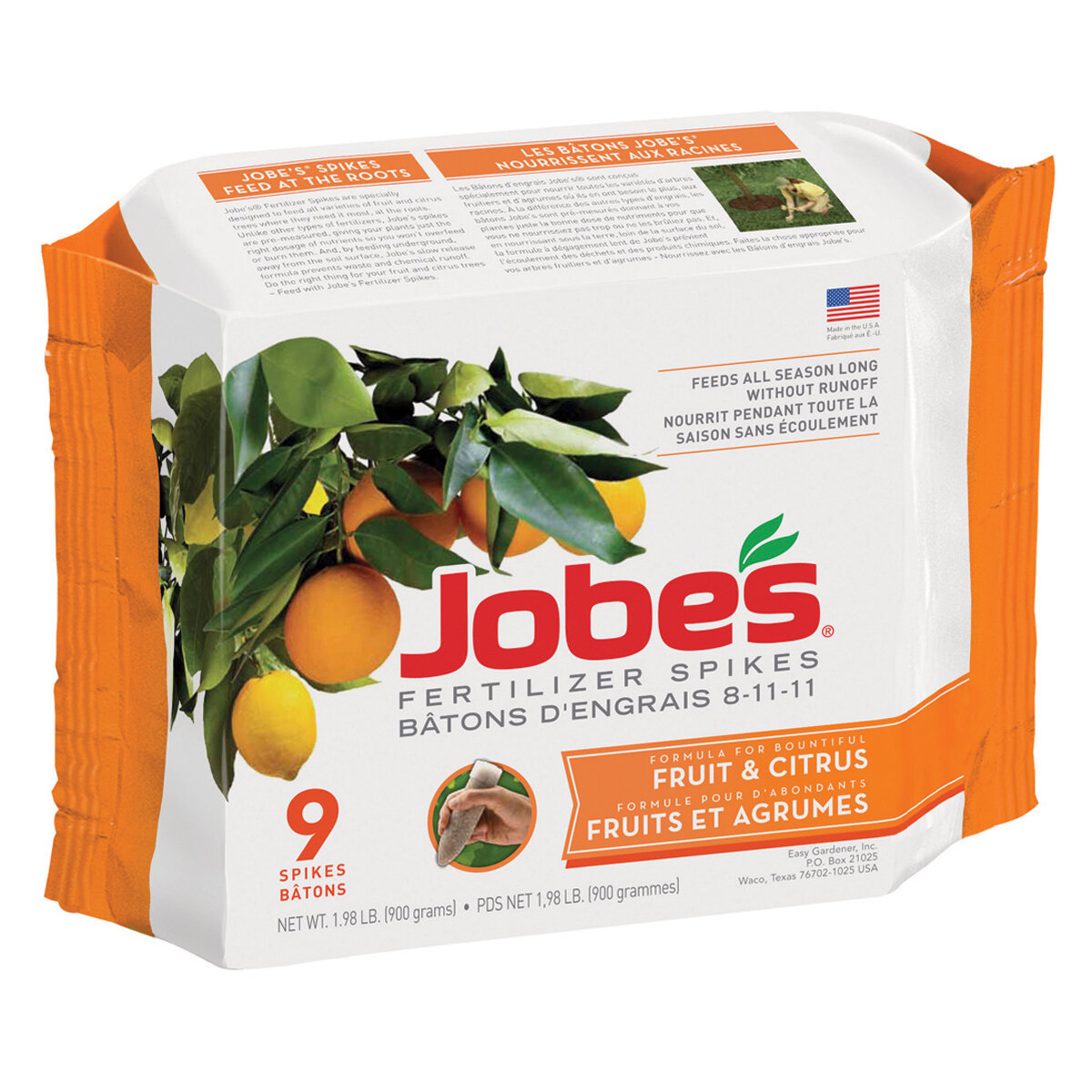 Jobes Fruit & Citrus Fertilizer Spikes (9pk)
