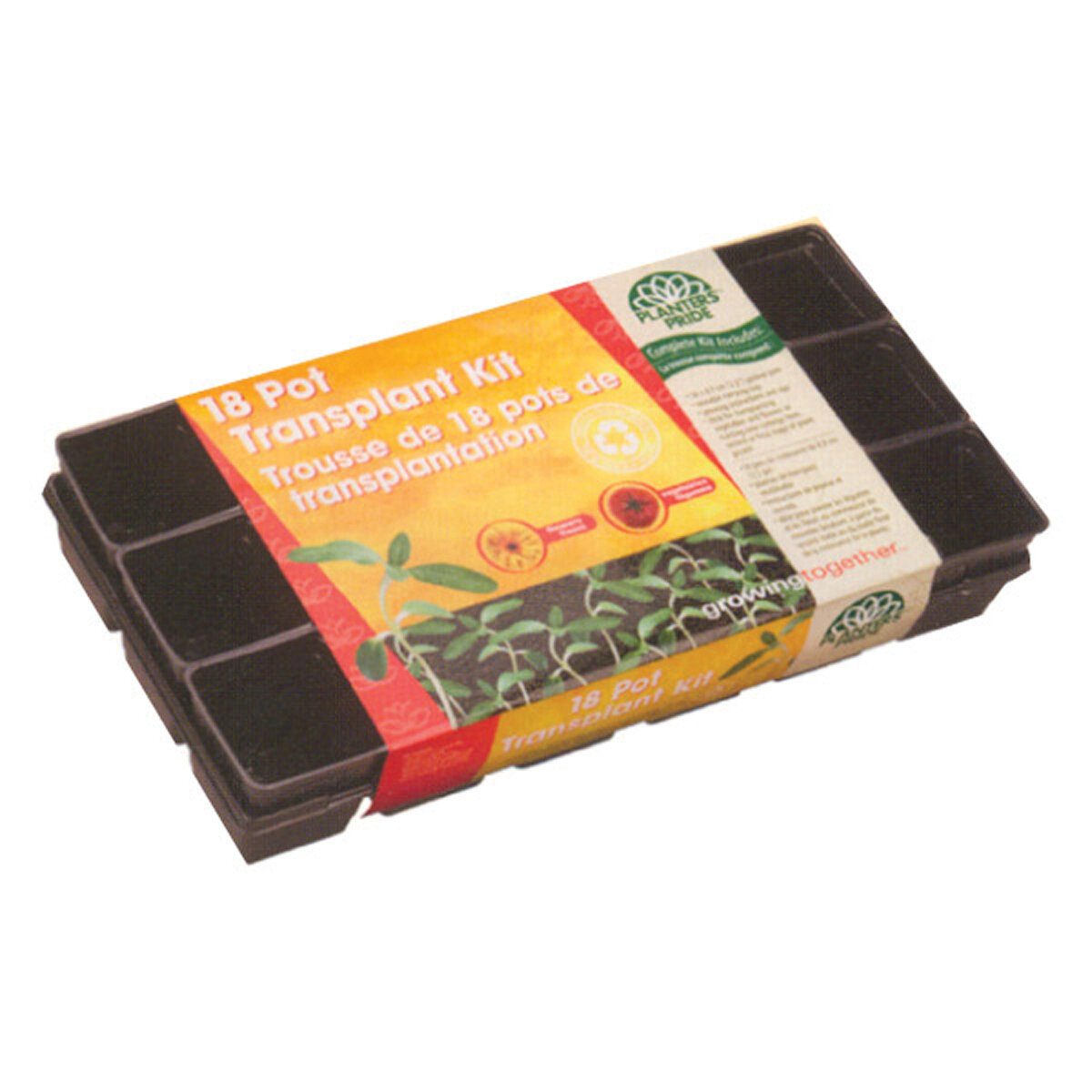 18 Plastic Pot Transplant Kit