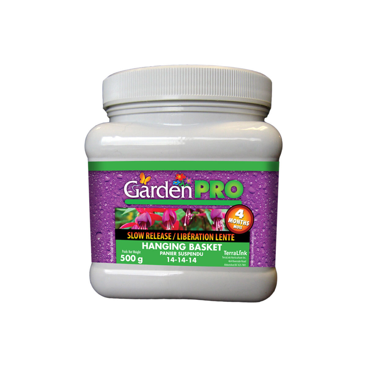 GardenPro Hanging Bskt Slow Release 14-14-14 500g