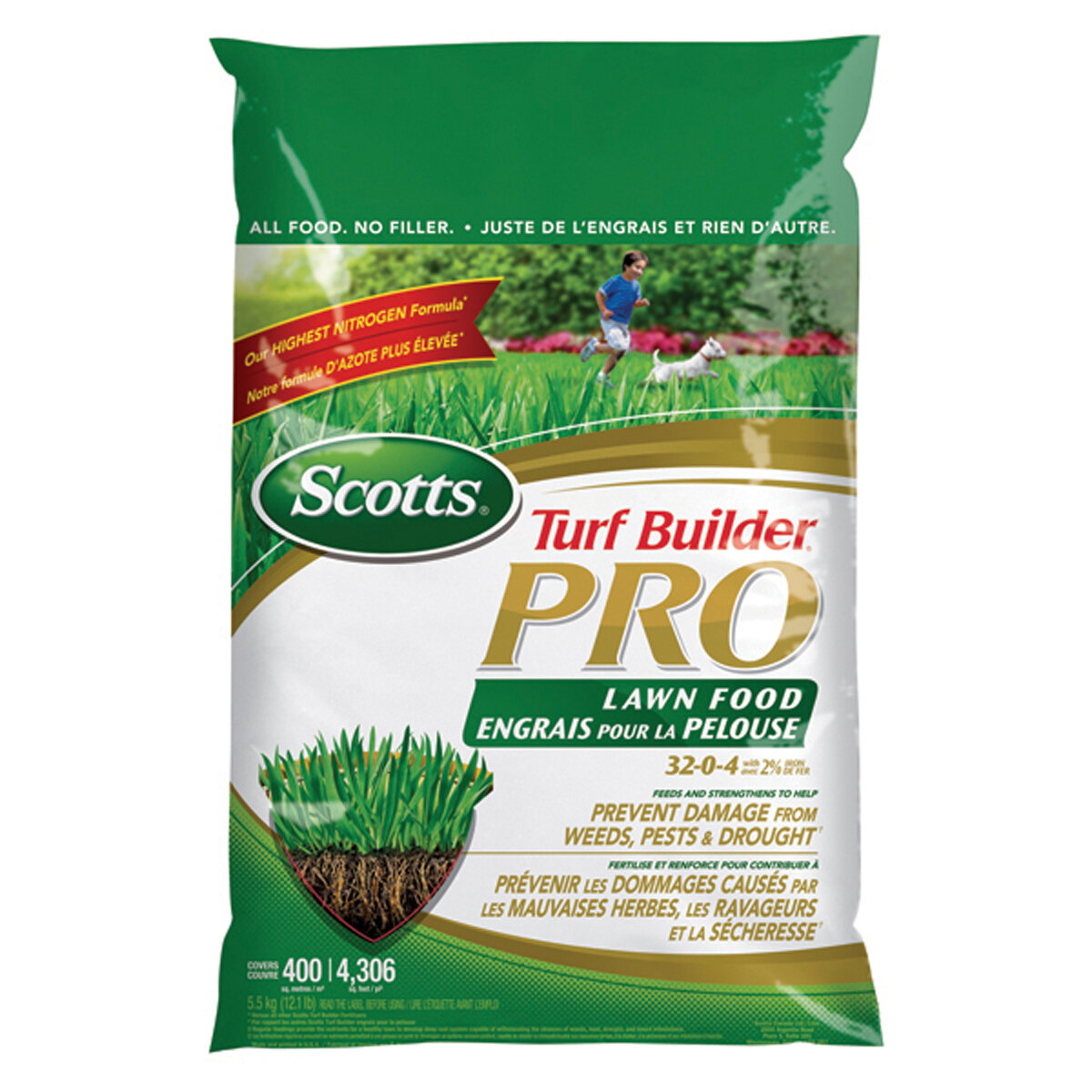 Turf Builder Pro Lawn Food 32-0-4  10.5kg /800m²