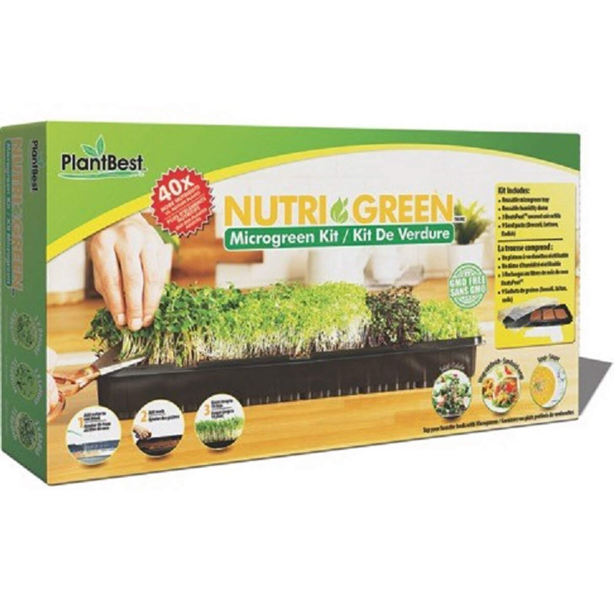 Nutri-Green™ Microgreen Kit Brocc Lettuce Radish