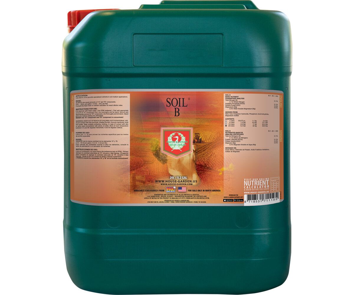House & Garden Soil Nutrient B 20 L