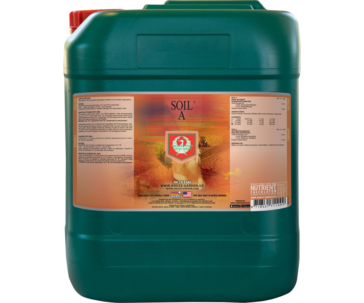 House & Garden Soil Nutrient A 20 L