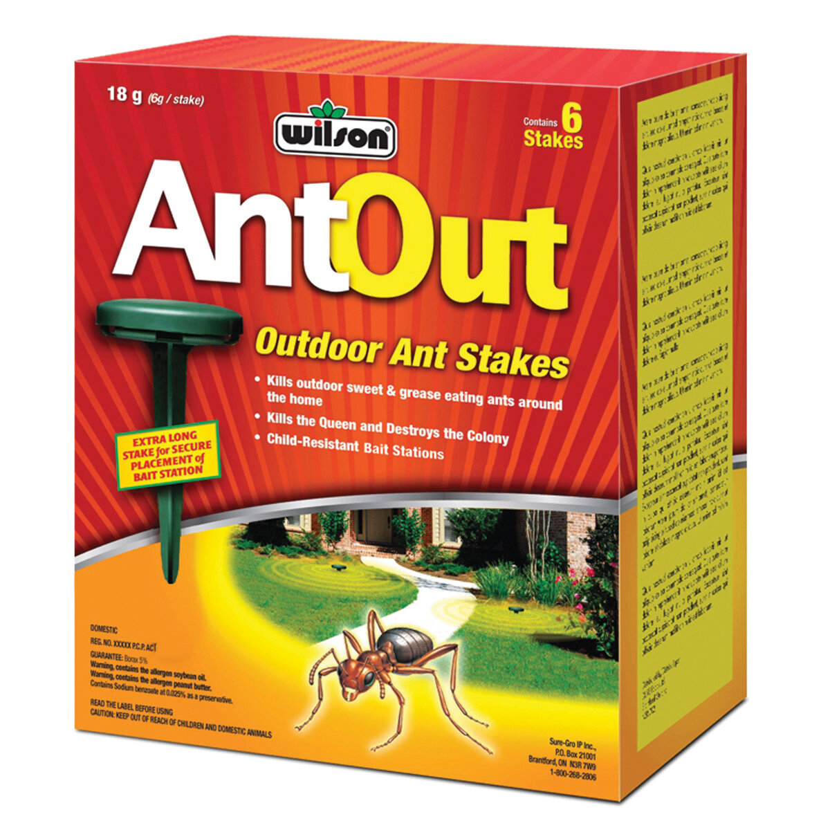 Wilson Antout Ant Stakes (6Pk)