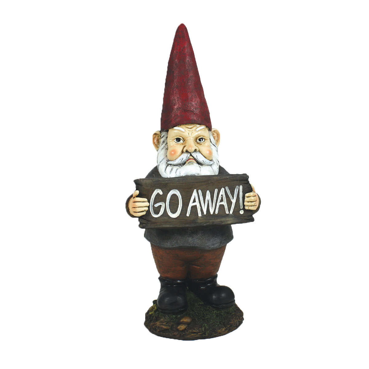 Go Away Gnome 11x8.5x23.5cm