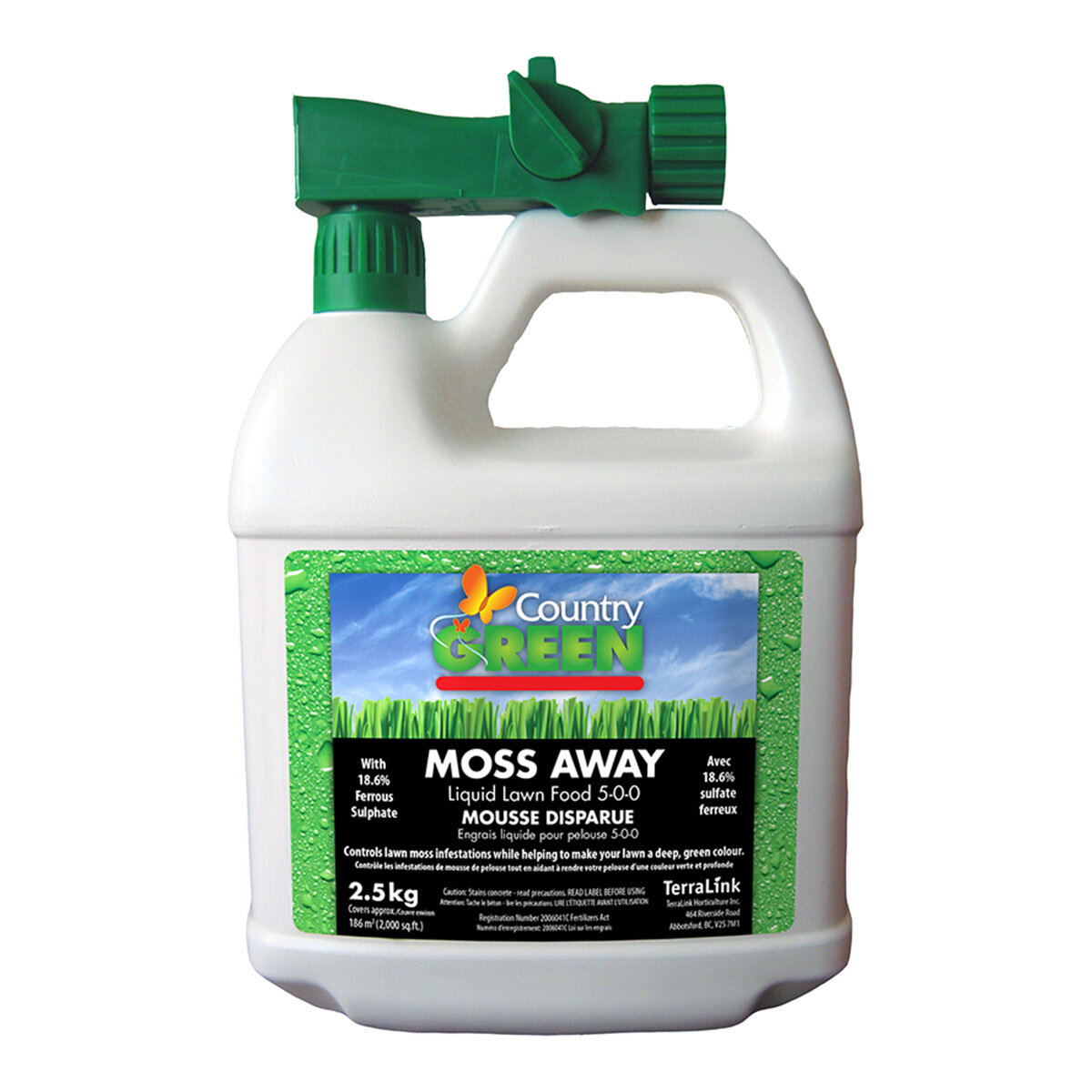 Country Green Moss Away 5-0-0  Rts 2.5 Kg