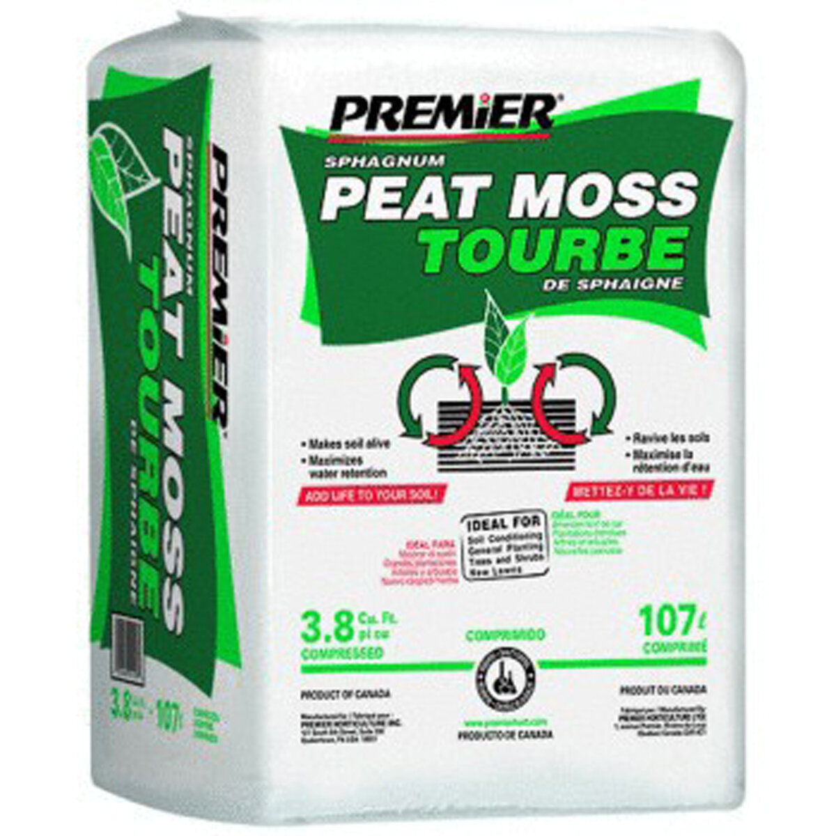 Premier Peat Moss 3.8 cuft 107 L