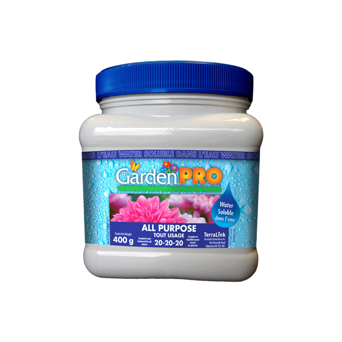 GardenPro All Purpose Water Soluble 20-20-20  400g