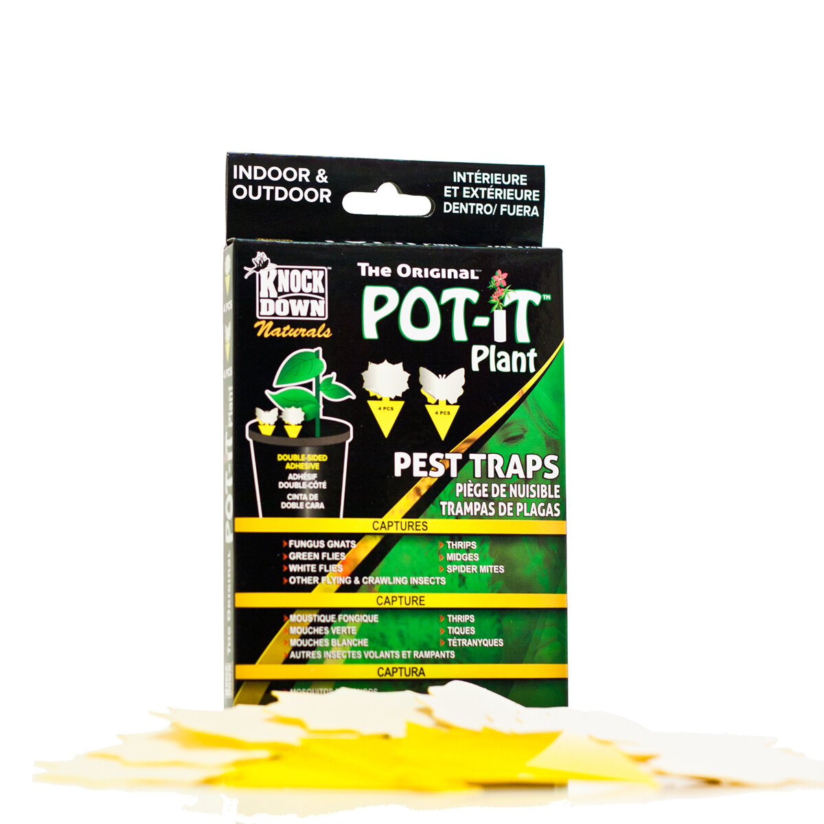 Pot-It Plant Sticky Traps 6cmx6cm (8 Pack)